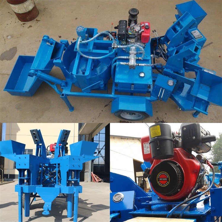 M7MI TWIN hydraform interlocking earth brick making machine