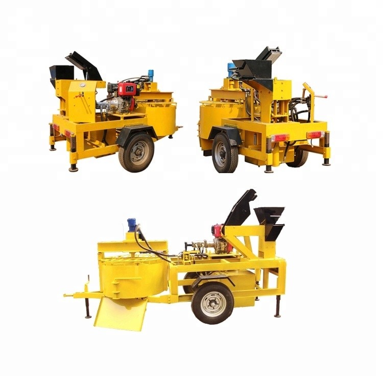 M7MI mobile interlocking soil brick making machine 
