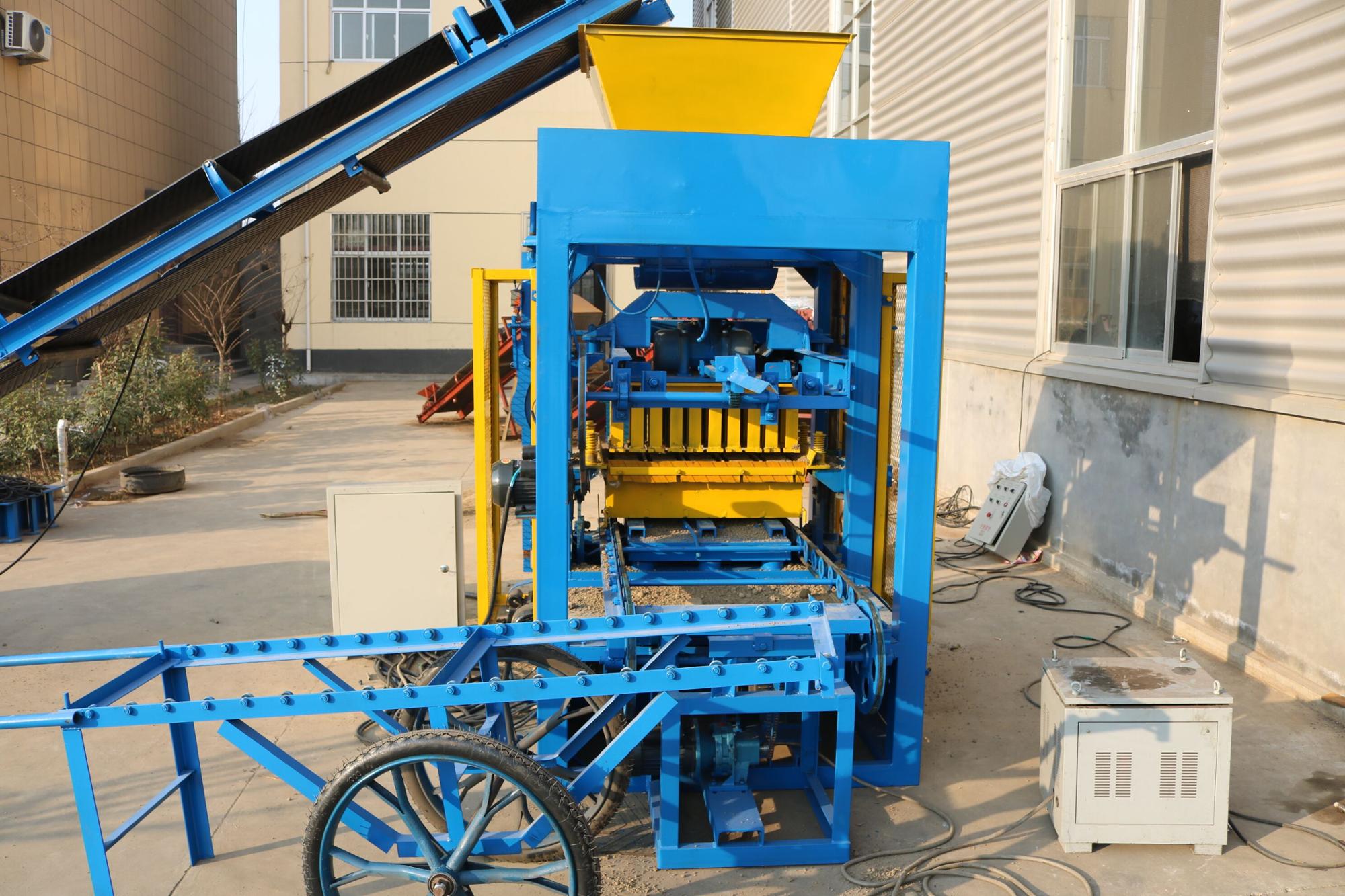 fly ash brick and concrete making machine