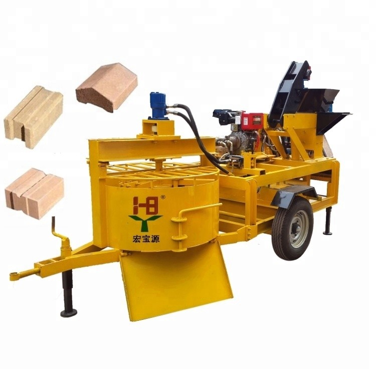 M7MI mobile interlocking soil brick making machine 