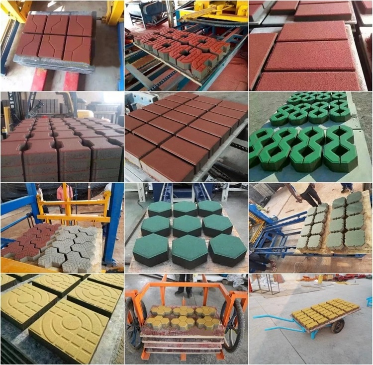 Block Machine For Sale In Dominican Republic QTJ4-15 Automated Block Making Machine Paving Block Mak(图6)
