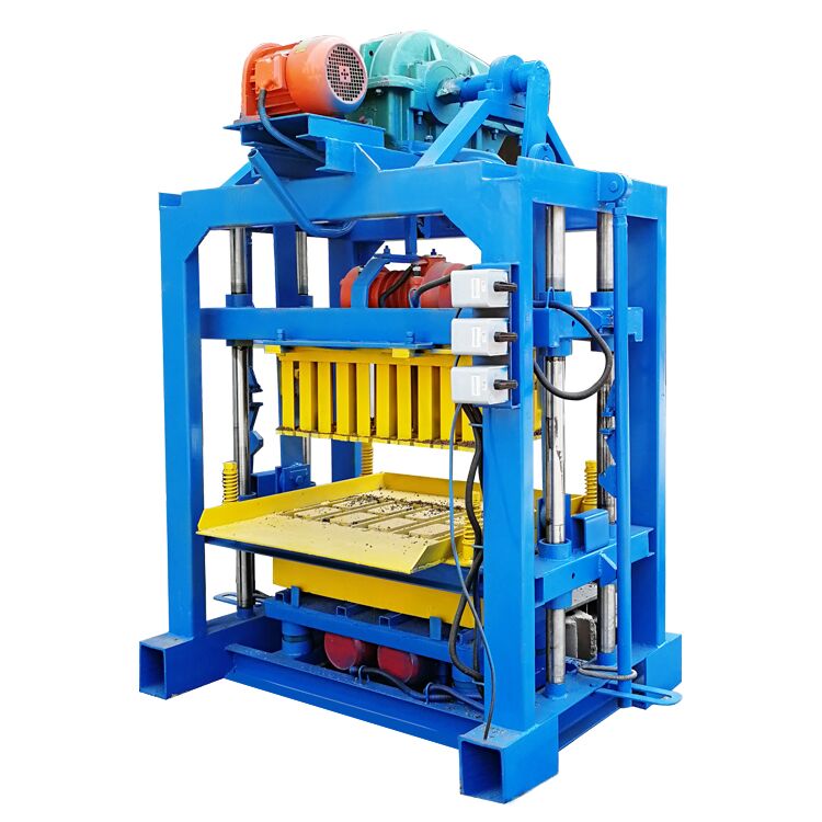 QTJ4-40 hydraulic manual blocks making machine concrete cement brick making machinery(图3)