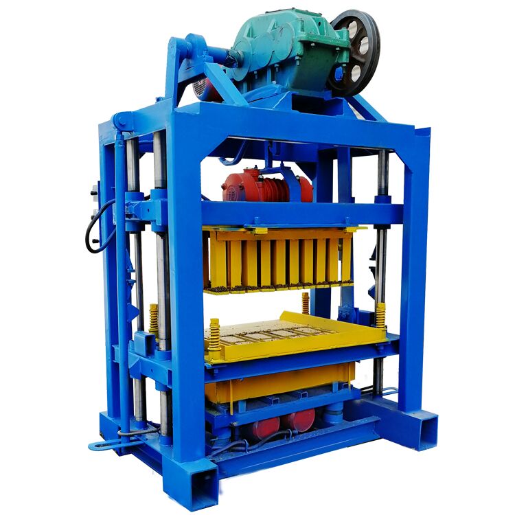 QTJ4-40 hydraulic manual blocks making machine concrete cement brick making machinery(图2)