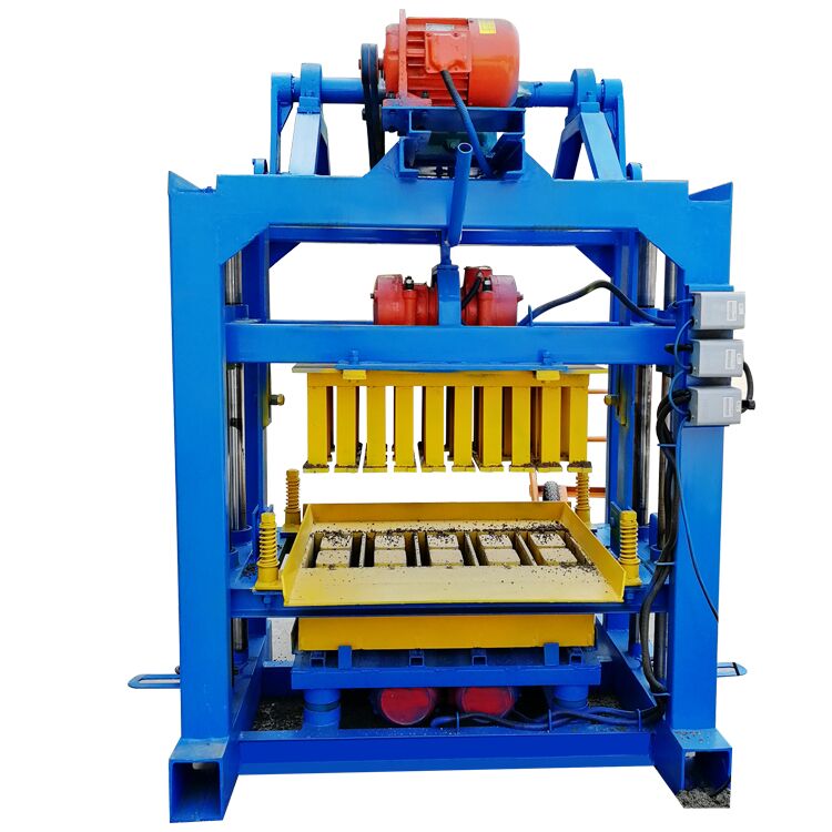 QTJ4-40 hydraulic manual blocks making machine concrete cement brick making machinery(图1)
